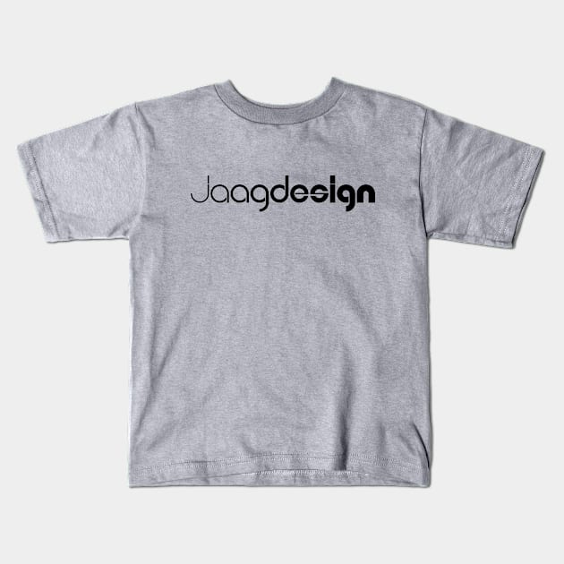 jaagdesign logo (black) Kids T-Shirt by jaagdesign